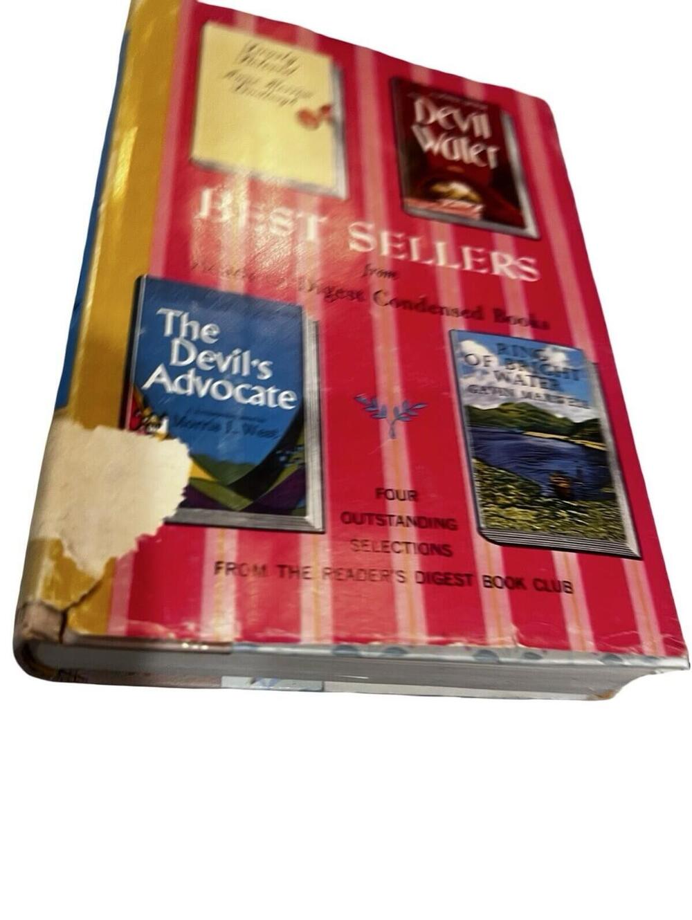 Reader's Digest Condensed Books book 1962 Best Sellers 1st Ed   4 In One VTG